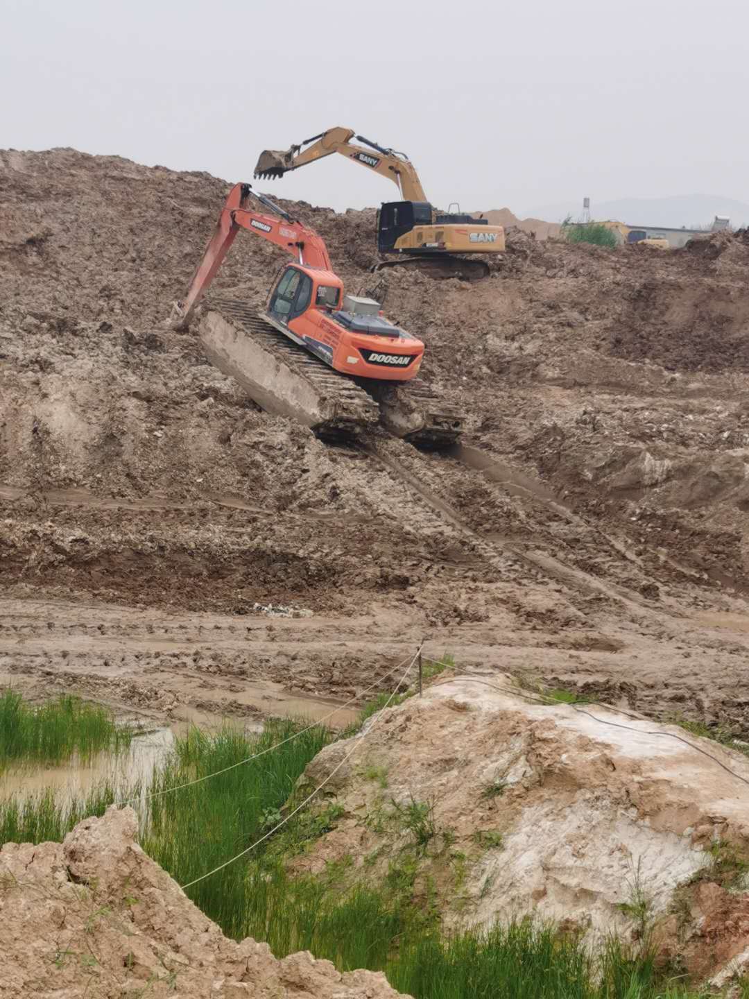 江西水陆挖掘机租赁